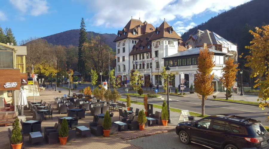 Our car rental services offer a diverse selection of vehicles at in Sinaia.